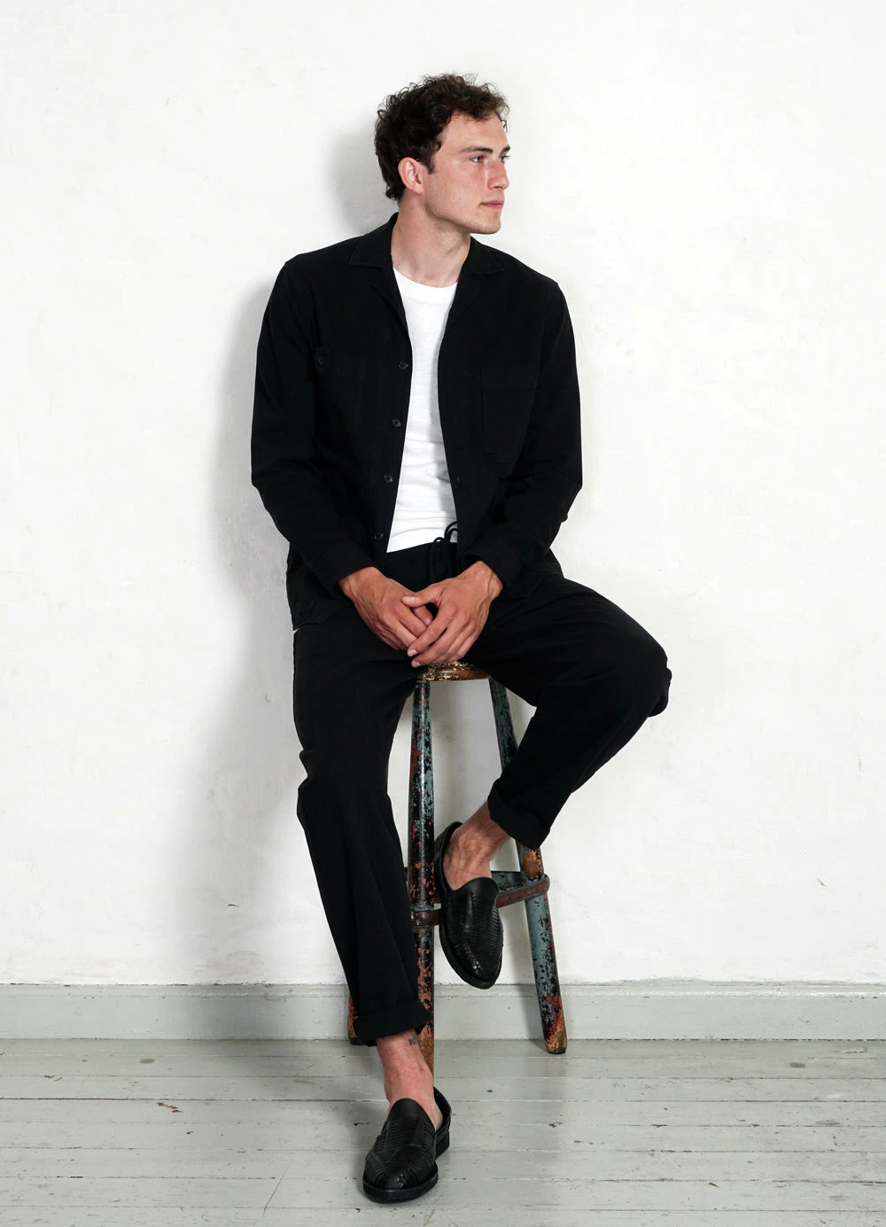 HANSEN GARMENTS SAM | Casual Over Shirt | Black 6 HANSEN GARMENTS SAM | Casual Over Shirt | Black - Image 6