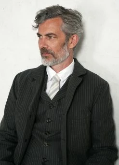 HANSEN GARMENTS LUKAS | Blazer Jacket | Khaki Pin -Deals Bottoms Store 13x18 hansen ss22 suit 23 85 6 lukas willian kian khaki pin 6