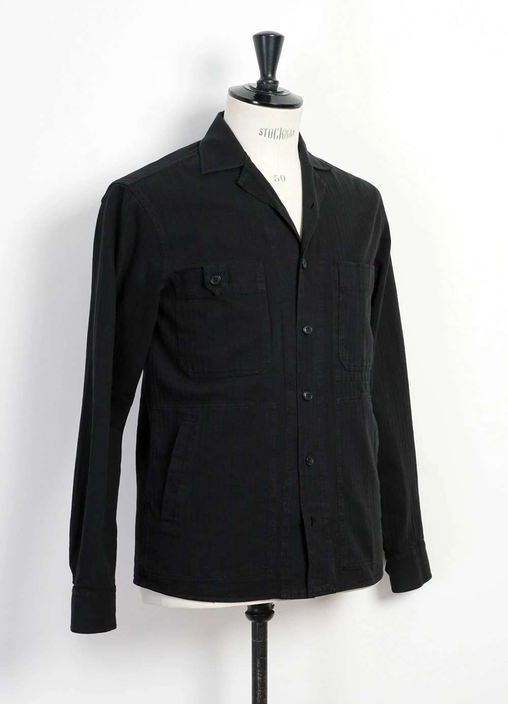 HANSEN GARMENTS SAM | Casual Over Shirt | Black 4 HANSEN GARMENTS SAM | Casual Over Shirt | Black - Image 4
