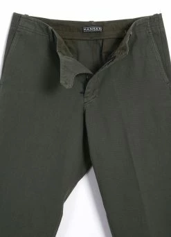 HANSEN GARMENTS TRYGVE | Wide Cut Cropped Trousers | Rosemary -Deals Bottoms Store 23 90 6 trygve green 2