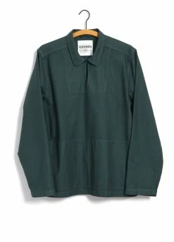 HANSEN GARMENTS MAGNE | Casual Pull-on Shirt | Petrol