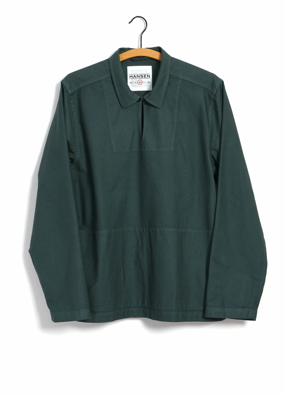 HANSEN GARMENTS MAGNE | Casual Pull-on Shirt | Petrol 1 HANSEN GARMENTS MAGNE | Casual Pull-on Shirt | Petrol