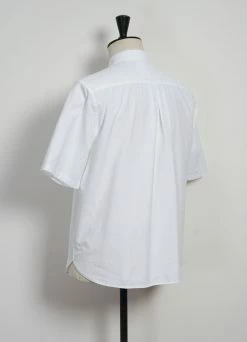 HANSEN GARMENTS REIDAR | Loose Fit Short Sleeve Shirt | White -Deals Bottoms Store 25 14 1 reidar white 3
