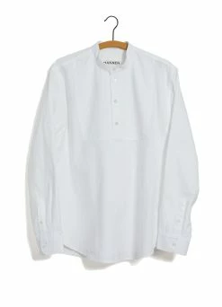 HANSEN GARMENTS RIKARD | Loose Fit Pull-on Shirt | White