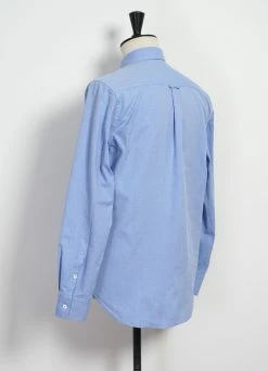 HANSEN GARMENTS HAAKON | Hidden Button Down Shirt | Blue -Deals Bottoms Store 25 14 3 haakon blue 3