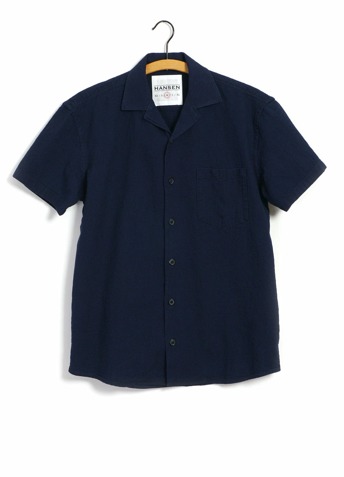 HANSEN GARMENTS JONNY | Short Sleeve Shirt | Indigo 1 HANSEN GARMENTS JONNY | Short Sleeve Shirt | Indigo