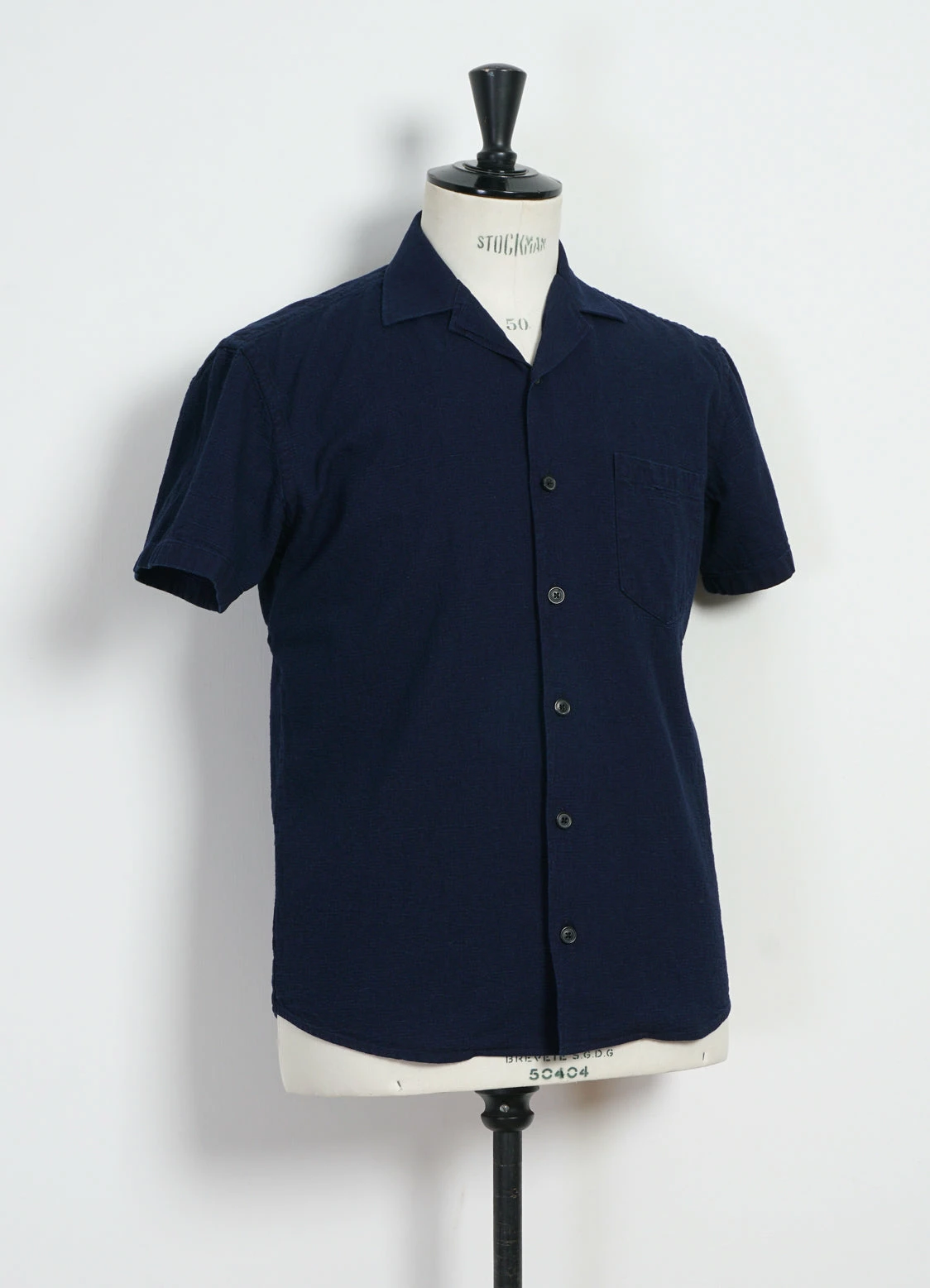 HANSEN GARMENTS JONNY | Short Sleeve Shirt | Indigo 2 HANSEN GARMENTS JONNY | Short Sleeve Shirt | Indigo - Image 2