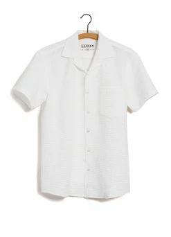 HANSEN GARMENTS JONNY | Short Sleeve Shirt | Waffle White