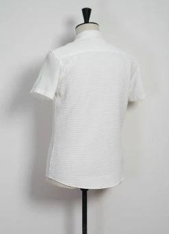HANSEN GARMENTS JONNY | Short Sleeve Shirt | Waffle White 10 HANSEN GARMENTS JONNY | Short Sleeve Shirt | Waffle White -Deals Bottoms Store 25 17 1 jonny waffle white 3