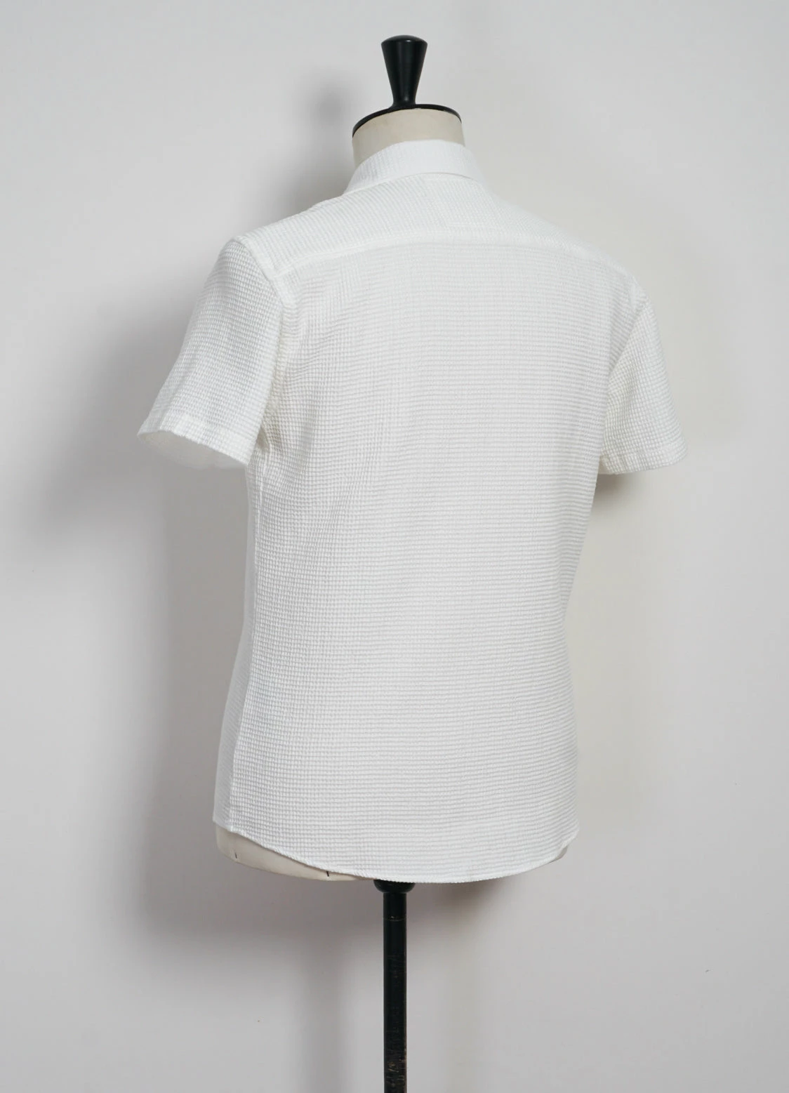 HANSEN GARMENTS JONNY | Short Sleeve Shirt | Waffle White 4 HANSEN GARMENTS JONNY | Short Sleeve Shirt | Waffle White - Image 4