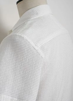 HANSEN GARMENTS JONNY | Short Sleeve Shirt | Waffle White 12 HANSEN GARMENTS JONNY | Short Sleeve Shirt | Waffle White -Deals Bottoms Store 25 17 1 jonny waffle white 5