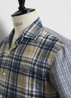 HANSEN GARMENTS JONNY | Short Sleeve Shirt | Blue Checks -Deals Bottoms Store 25 20 3 jonny blue checks 4