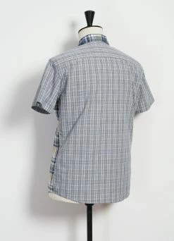HANSEN GARMENTS JONNY | Short Sleeve Shirt | Blue Checks -Deals Bottoms Store 25 20 3 jonny blue checks 5