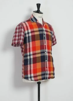HANSEN GARMENTS JONNY | Short Sleeve Shirt | Red Checks -Deals Bottoms Store 25 20 8 jonny red checks 3