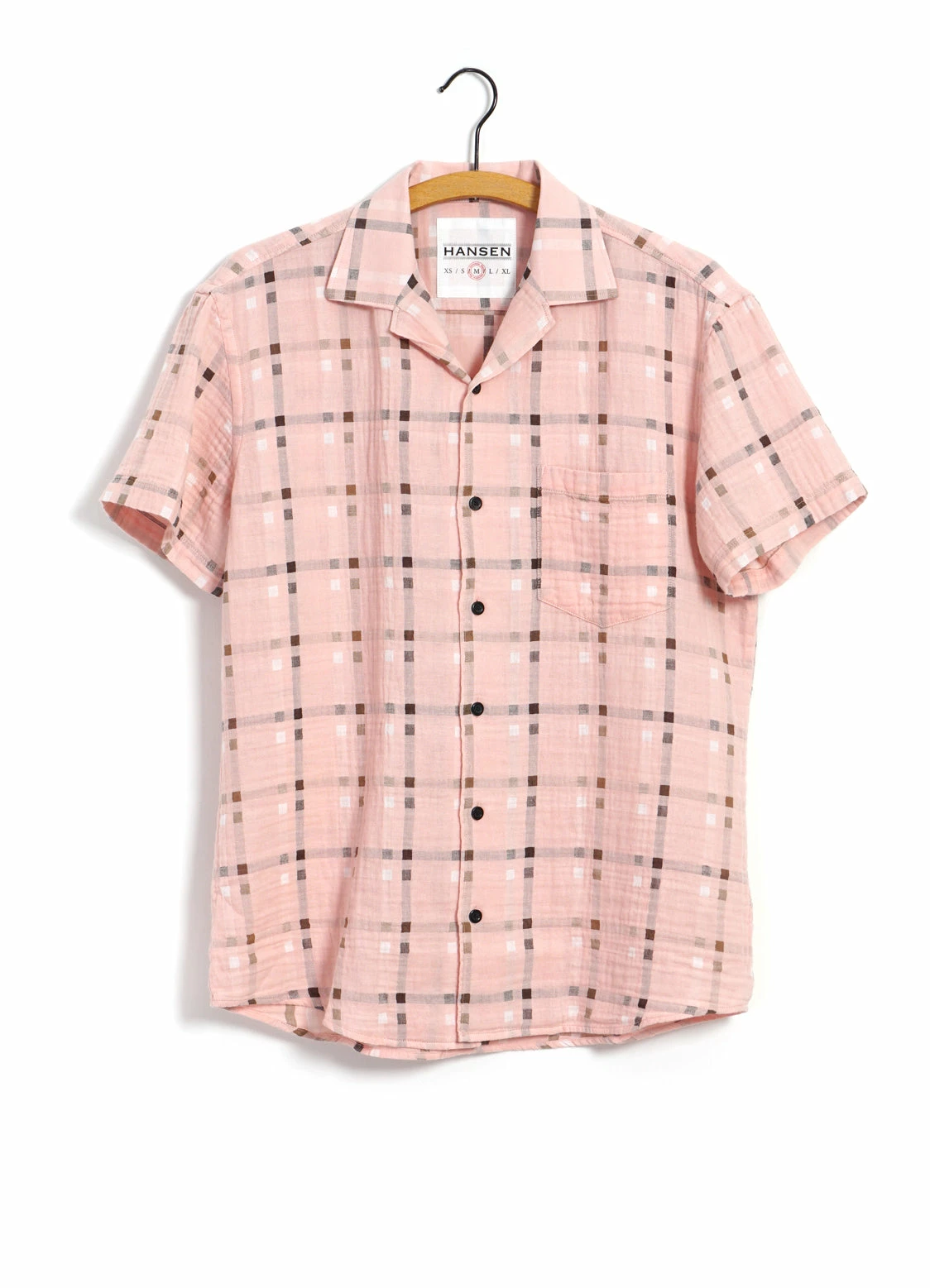 HANSEN GARMENTS JONNY | Short Sleeve Shirt | Vegas Pink 1 HANSEN GARMENTS JONNY | Short Sleeve Shirt | Vegas Pink