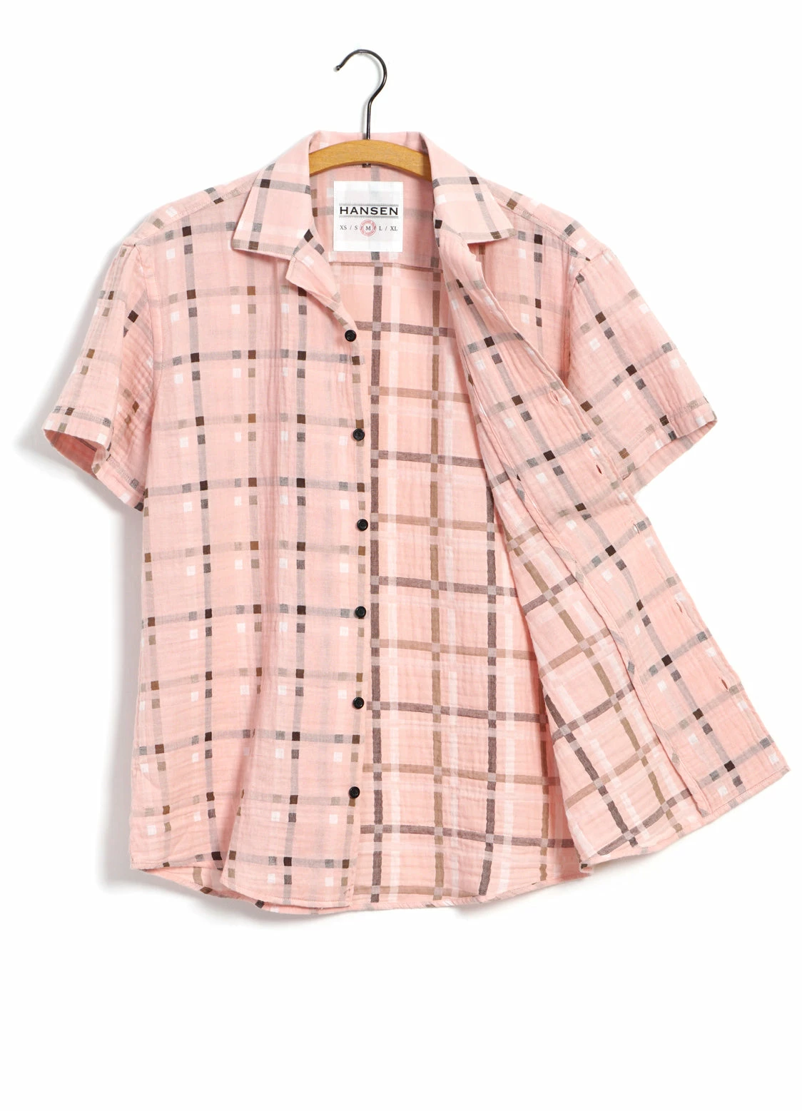 HANSEN GARMENTS JONNY | Short Sleeve Shirt | Vegas Pink 4 HANSEN GARMENTS JONNY | Short Sleeve Shirt | Vegas Pink - Image 4