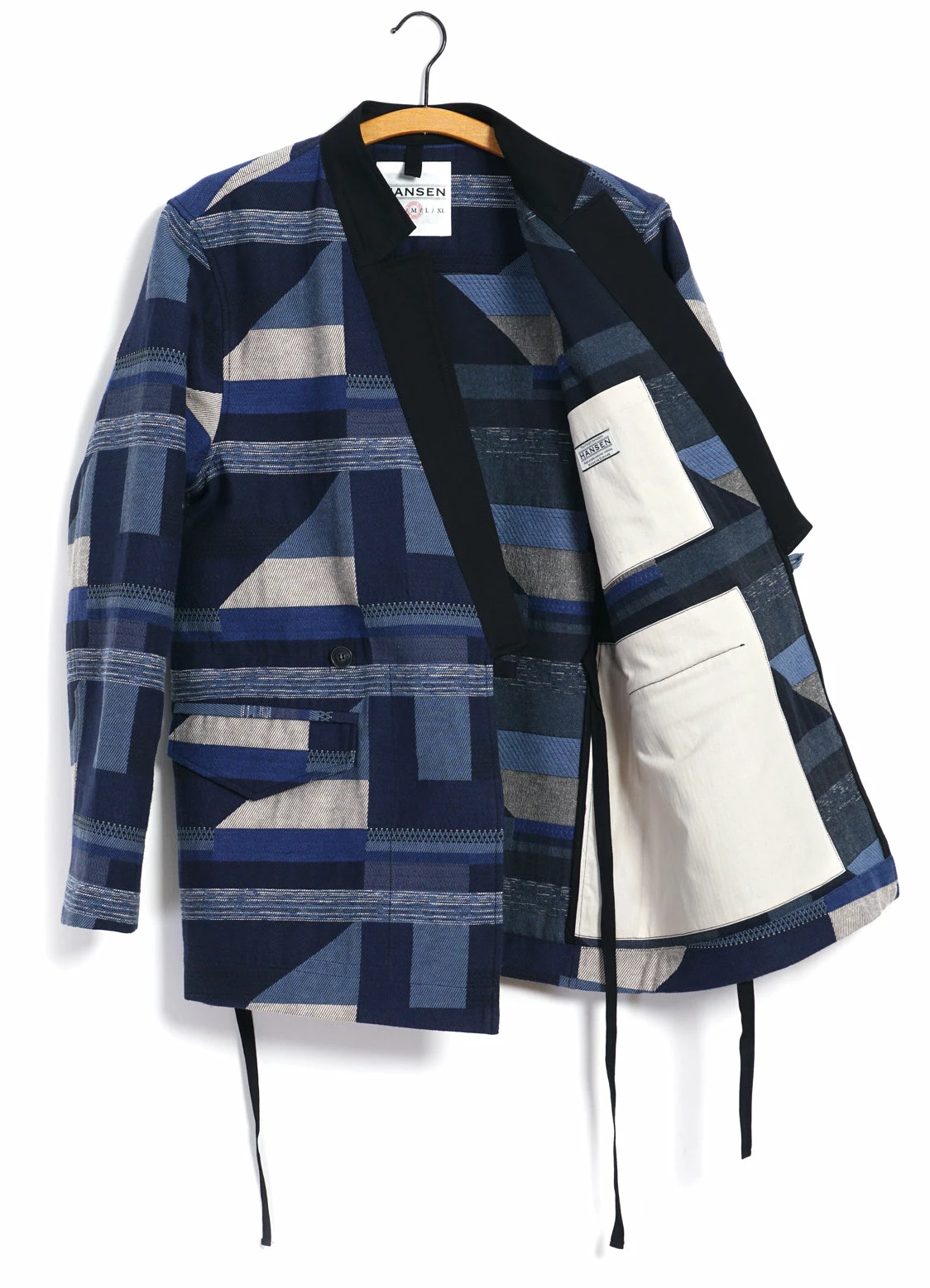 HANSEN GARMENTS FALK | Kakashi Blazer | Blue Mix 6 HANSEN GARMENTS FALK | Kakashi Blazer | Blue Mix - Image 6