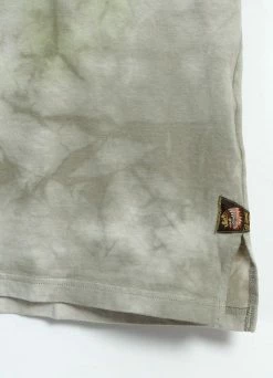 KAPITAL 4 FLAGS | 20/- Jersey Pennant T | Khaki X Yellow -Deals Bottoms Store 4 flags 20 jersey pennant t khaki x yellow kapital 236662