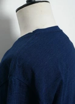 KAPITAL TERU-TERU WOODSTOCK | Crewneck T-shirt | Indigo -Deals Bottoms Store K2206SC144 IDG Jersey Crew T TERU TERU WOODSTOCK 5