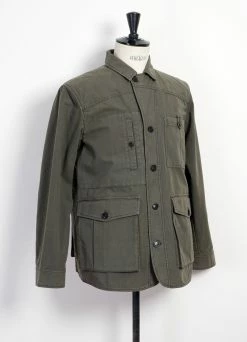 HANSEN GARMENTS ASLAK | Utility Jacket | Green -Deals Bottoms Store aslak utility jacket green hansen garments 112802