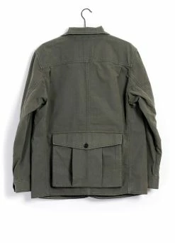 HANSEN GARMENTS ASLAK | Utility Jacket | Green -Deals Bottoms Store aslak utility jacket green hansen garments 617083