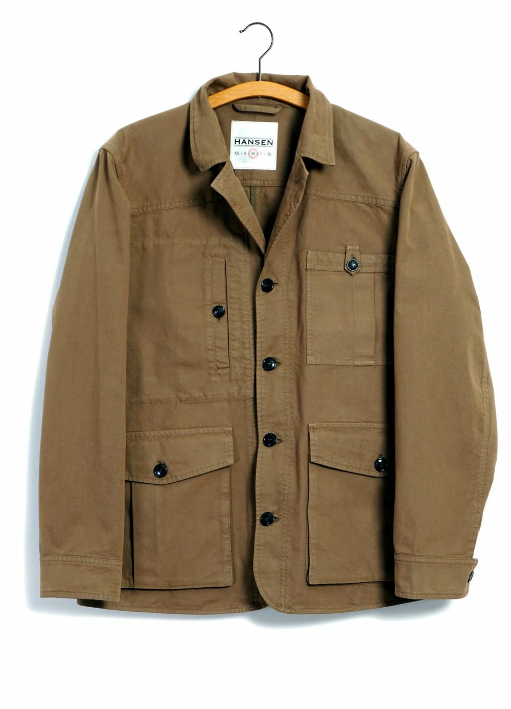 HANSEN GARMENTS ASLAK | Utility Jacket | Khaki 1 HANSEN GARMENTS ASLAK | Utility Jacket | Khaki