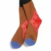 KAPITAL BANDANA | 96 Wool Heel Socks | Red