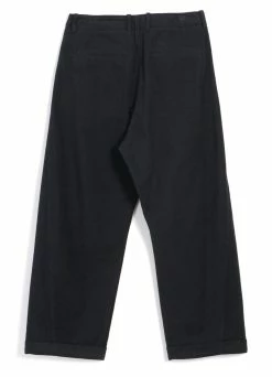 HANSEN GARMENTS BOBBY | Super Wide Pleated Trousers | Dark Bluegrey -Deals Bottoms Store bobby super wide pleated trousers dark bluegrey hansen garments 427229