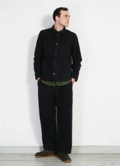 HANSEN GARMENTS BOBBY | Super Wide Pleated Trousers | Dark Bluegrey -Deals Bottoms Store bobby super wide pleated trousers dark bluegrey hansen garments 735167