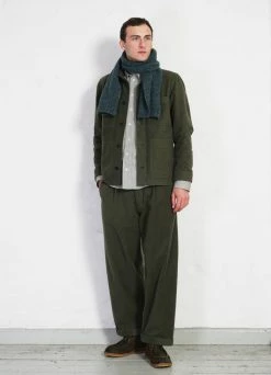 HANSEN GARMENTS BOBBY | Super Wide Pleated Trousers | Dark Green -Deals Bottoms Store bobby super wide pleated trousers dark green hansen garments 461308