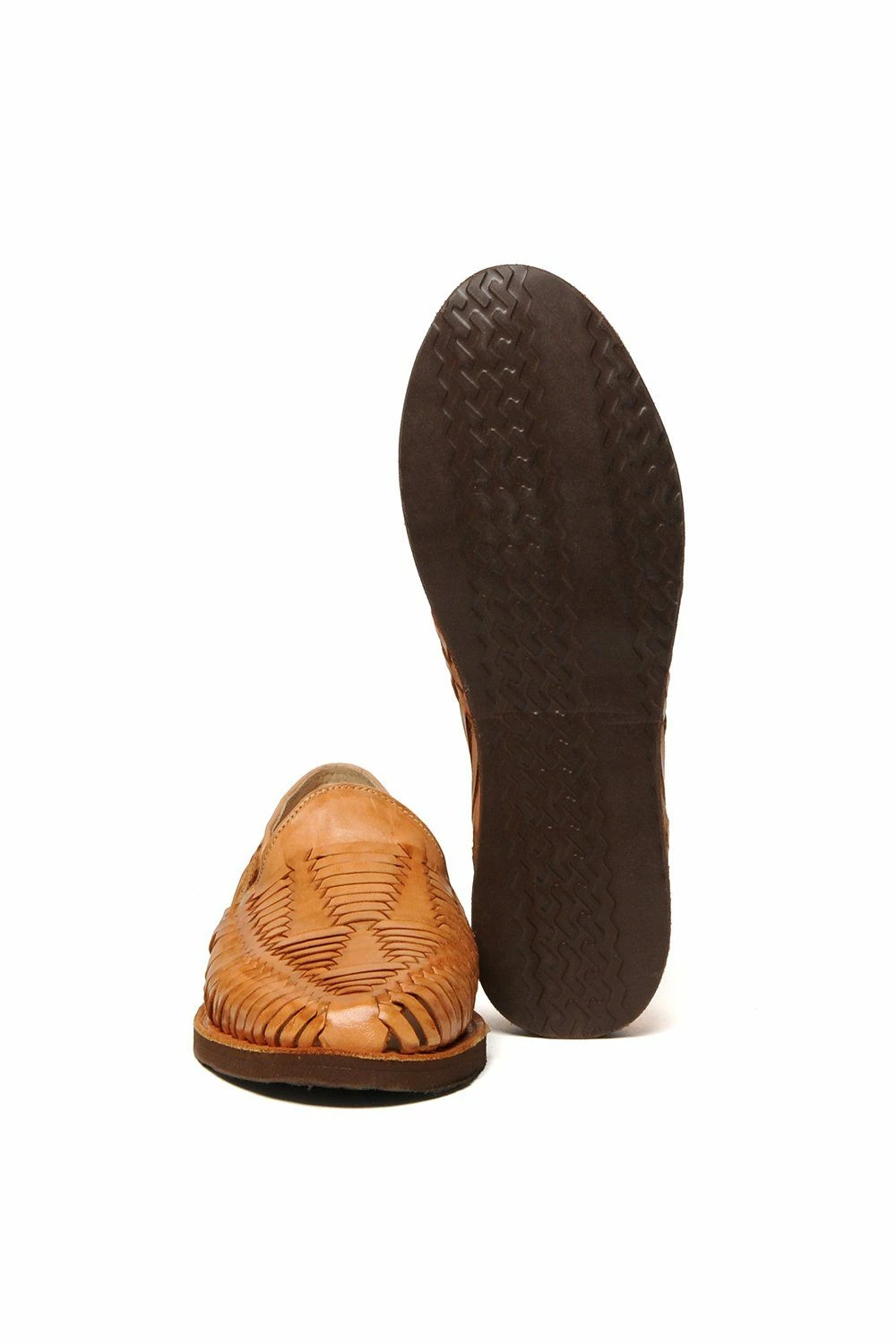 Chamula Cancun Leather Huarache | Slip On Vegetable Tanned Sandals | Tan 1 5 Chamula Cancun Leather Huarache | Slip On Vegetable Tanned Sandals | Tan 1 - Image 5