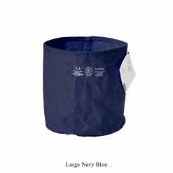 Puebco CANVAS POT COVER | Navy Blue -Deals Bottoms Store canvas pot cover navy blue puebco 751435