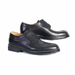 Heschung CATALPA | Leather Derby Shoe | Black -Deals Bottoms Store catalpa leather derby shoe black 460 771732