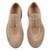 Heschung CATALPA | Water-resistant Suede Derby Shoe | Cream