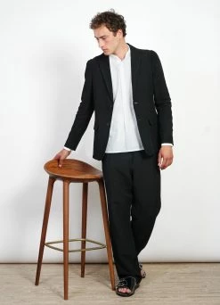 HANSEN GARMENTS CHRISTOFFER | Two Button Blazer | Black 9 HANSEN GARMENTS CHRISTOFFER | Two Button Blazer | Black -Deals Bottoms Store christoffer two button blazer black 378260