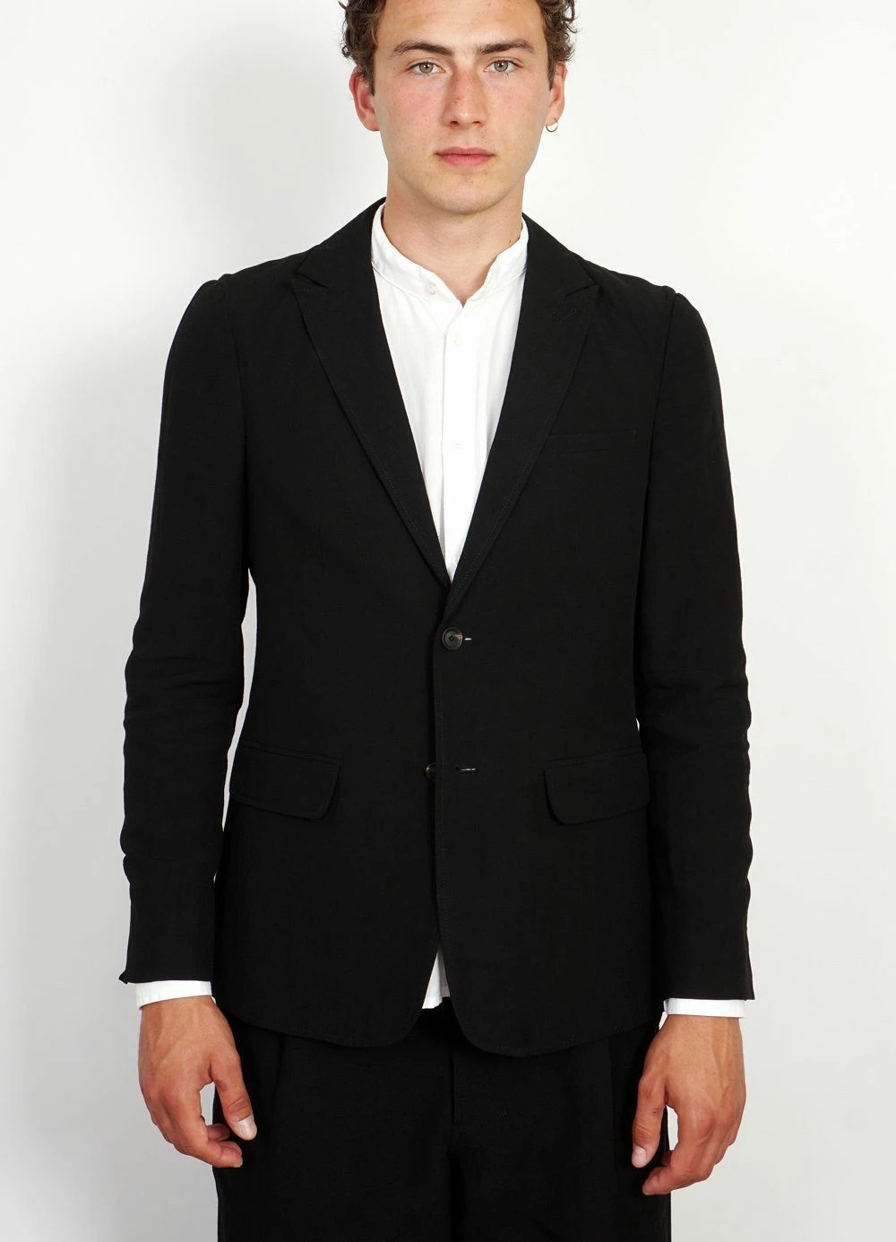 HANSEN GARMENTS CHRISTOFFER | Two Button Blazer | Black 2 HANSEN GARMENTS CHRISTOFFER | Two Button Blazer | Black - Image 2