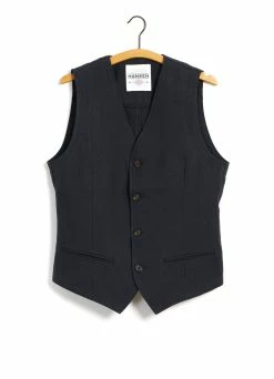 HANSEN GARMENTS DANIEL | Classic Waistcoat | Dark Blue