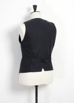 HANSEN GARMENTS DANIEL | Classic Waistcoat | Dark Blue -Deals Bottoms Store daniel classic waistcoat dark blue hansen garments 997626