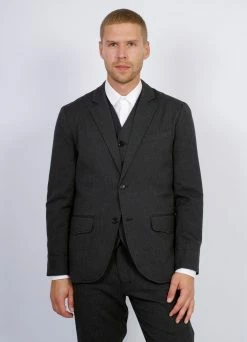 HANSEN GARMENTS DANIEL | Classic Waistcoat | Graphite 10 HANSEN GARMENTS DANIEL | Classic Waistcoat | Graphite -Deals Bottoms Store daniel classic waistcoat graphite 240 629153