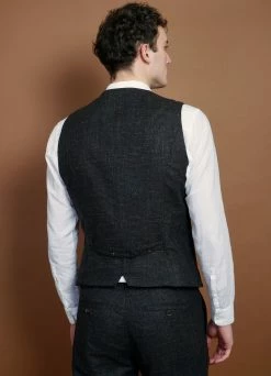 HANSEN GARMENTS DANIEL | Classic Waistcoat | Macchiato -Deals Bottoms Store daniel classic waistcoat macchiato hansen garments 591901