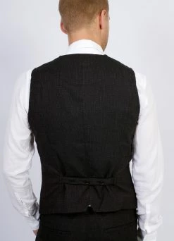HANSEN GARMENTS DANIEL | Classic Waistcoat | Slate -Deals Bottoms Store daniel classic waistcoat slate 240 964557