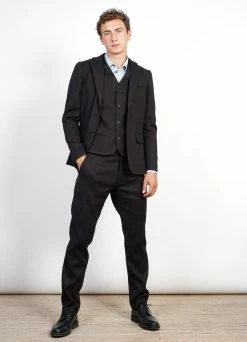 HANSEN GARMENTS DANIEL | Four Button Waistcoat | Coffee Melange 7 HANSEN GARMENTS DANIEL | Four Button Waistcoat | Coffee Melange -Deals Bottoms Store daniel four button waistcoat coffee melange 228331