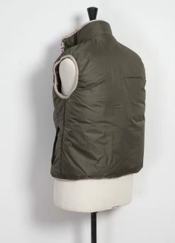 KAPITAL DO-GI SASHIKO | Boa Fleece Reversible Vest | Ecru -Deals Bottoms Store do gi sashiko boa fleece reversible vest ecru kapital 179856