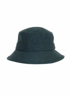 HANSEN GARMENTS EDVARD | Bucket Hat With Earflaps | Moss Green