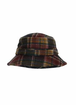 HANSEN GARMENTS EDVARD | Bucket Hat With Earflaps | Multi Col. Check