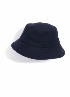 HANSEN GARMENTS EDVARD | Bucket Hat With Earflaps | Navy
