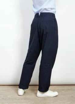 HANSEN GARMENTS EIGIL | Light Wide Cut Summer Trousers | Navy 11 HANSEN GARMENTS EIGIL | Light Wide Cut Summer Trousers | Navy -Deals Bottoms Store eigil light wide cut summer trousers navy 804074