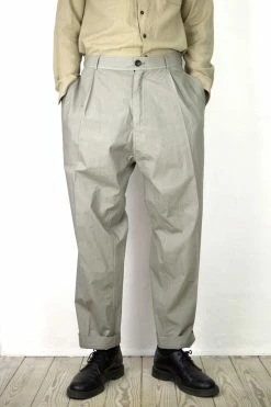HANSEN GARMENTS EIGIL | Wide Fit Trousers | Dark Rust -Deals Bottoms Store eigil wide fit trousers dark rust 185 216575