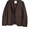 HANSEN GARMENTS ELIAS | Four Button Blazer | Dark Rust