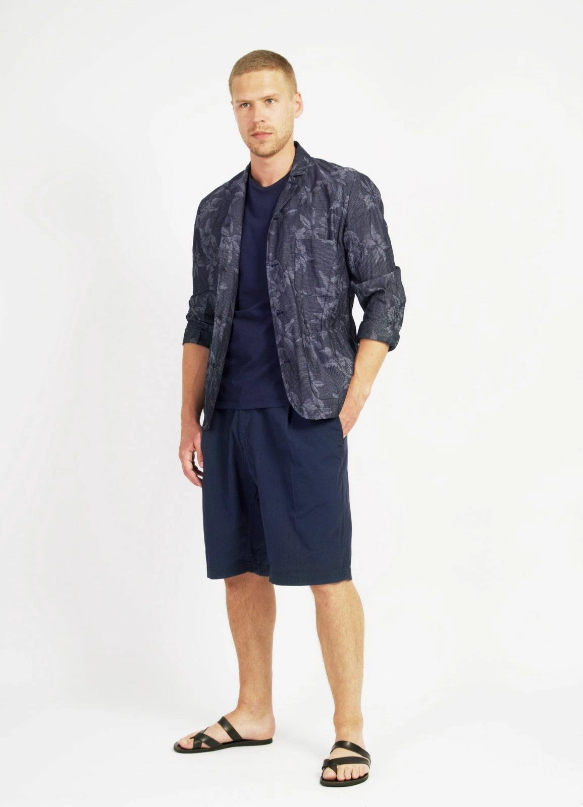 HANSEN GARMENTS ELIAS | Loose Fit Five Button Blazer | Botanic Indigo 3 HANSEN GARMENTS ELIAS | Loose Fit Five Button Blazer | Botanic Indigo - Image 3